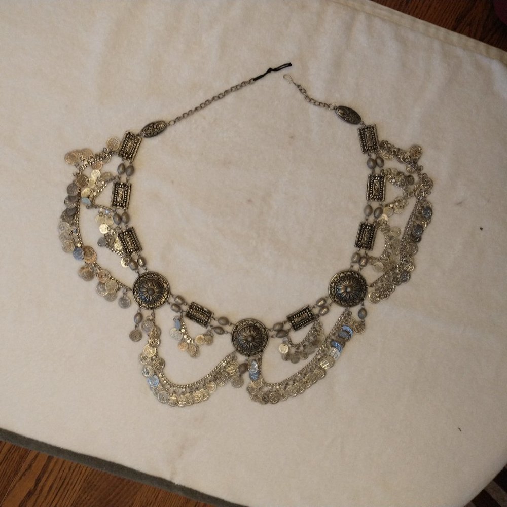 Metal Bellydance Coin Belt